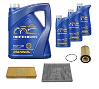 FEBI BILSTEIN Controllo Set 8L MANNOL Defender 10W-40 Per VW Touareg 7LA