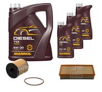 Febi BILSTEIN Controllo Set 8L mannol di Diesel Tdi 5W-30 per Citroen C8