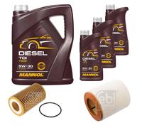 FEBI BILSTEIN Controllo Set 8L MANNOL Diesel TDI 5W-30 Per Audi A6 Allroad