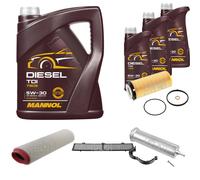 FEBI BILSTEIN Controllo Set 8L MANNOL Diesel TDI 5W-30 Per BMW 3er Cabriolet