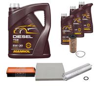 FEBI BILSTEIN Controllo Set 8L MANNOL Diesel TDI 5W-30 Per BMW X5 F15 F85