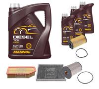 FEBI BILSTEIN Controllo Set 8L MANNOL Diesel TDI 5W-30 Per Citroën C5 III