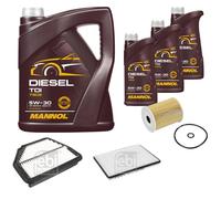Febi BILSTEIN Controllo Set 8L mannol Diesel Tdi 5W-30 per Filtro Opel Antara