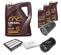 FEBI BILSTEIN Controllo Set 8L MANNOL Diesel TDI 5W-30 Per Hyundai Santa Fé