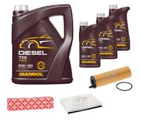 FEBI BILSTEIN Controllo Set 8L MANNOL Diesel TDI 5W-30 Per Mercedes-Benz