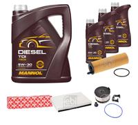 FEBI BILSTEIN Controllo Set 8L MANNOL Diesel TDI 5W-30 Per Mercedes-Benz