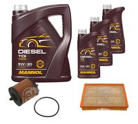 FEBI BILSTEIN Controllo Set 8L MANNOL Diesel TDI 5W-30 Per Opel Vectra C CC