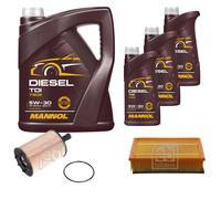 FEBI BILSTEIN Controllo set 8L MANNOL Diesel TDI 5W-30 per VW (IV) trasporti