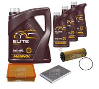 FEBI BILSTEIN Controllo Set 8L MANNOL Elite 5W-40 Per Audi A4 Avant 8ED B7