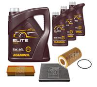 FEBI BILSTEIN Controllo Set 8L MANNOL Elite 5W-40 Per Audi A5 Sportback 8TA