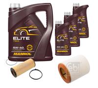 Febi BILSTEIN Controllo Set 8L mannol Elite 5W-40 per Audi A6 4G2 C7 4GC
