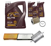 FEBI BILSTEIN Controllo Set 8L MANNOL Elite 5W-40 Per BMW 5 Serie E34 520I 24V