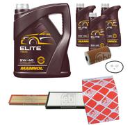 FEBI BILSTEIN Controllo Set 8L MANNOL Elite 5W-40 Per BMW 5 Serie E34 525tds