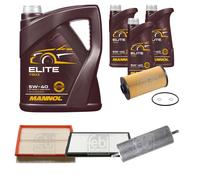 FEBI BILSTEIN Controllo Set 8L MANNOL Elite 5W-40 Per BMW 5 Serie E34 540I V8