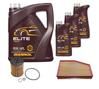 FEBI BILSTEIN Controllo Set 8L MANNOL Elite 5W-40 Per BMW 6er Cabriolet E64