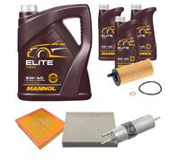Febi BILSTEIN Controllo Set 8L mannol Elite 5W-40 per BMW Serie 3er F30 F80