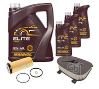 FEBI BILSTEIN Controllo Set 8L MANNOL Elite 5W-40 Per BMW X6 E71 E72