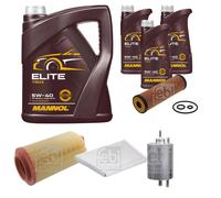 FEBI BILSTEIN Controllo Set 8L MANNOL Elite 5W-40 Per Mercedes-Benz C-Klasse