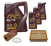 FEBI BILSTEIN Controllo set 8L MANNOL Elite 5W-40 per Mercedes-Benz classe C
