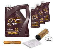 FEBI BILSTEIN Controllo set 8L MANNOL Elite 5W-40 per Mercedes-Benz