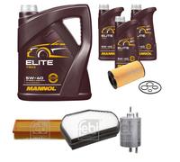 FEBI BILSTEIN Controllo Set 8L MANNOL Elite 5W-40 Per Mercedes-Benz E-Klasse