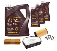 FEBI BILSTEIN Controllo Set 8L MANNOL Elite 5W-40 Per Mercedes-Benz E-Klasse
