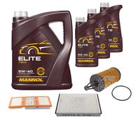FEBI BILSTEIN Controllo Set 8L MANNOL Elite 5W-40 Per Mercedes-Benz M-Klasse