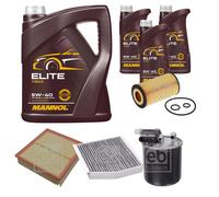 Febi BILSTEIN Controllo Set 8L mannol Elite 5W-40 per Mercedes Classe