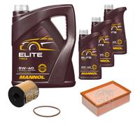 FEBI BILSTEIN Controllo Set 8L MANNOL Elite 5W-40 Per Peugeot 307 Break 3E