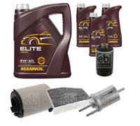 Febi BILSTEIN Controllo Set 8L mannol Elite 5W-40 per Seat Altea XL 5P5