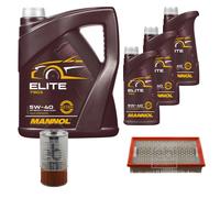 FEBI BILSTEIN Controllo Set 8L MANNOL ELITE 5W-40 Per Ssangyong Musso FJ 2.3