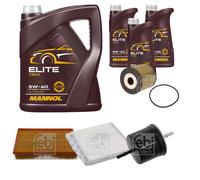 Febi BILSTEIN Controllo Set 8L mannol Elite 5W-40 per Volvo V70 II P80_2.4