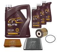 Febi BILSTEIN Controllo Set 8L mannol Elite 5W-40 per Volvo V70 II (P80_