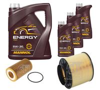 Febi BILSTEIN Controllo Set 8L mannol Energia 5W-30 per Audi A5 Cabriolet 8F7