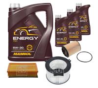 Febi BILSTEIN Controllo Set 8L mannol Energia 5W-30 per VW Transporter Bus IV
