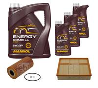 FEBI BILSTEIN Controllo set 8L MANNOL Energia Combi LL 5W-30 per Mercedes