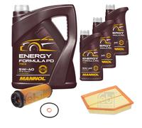 FEBI BILSTEIN Controllo set 8L MANNOL Energia Formula PD 5W-40 per BMW serie 7