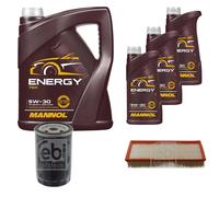 FEBI BILSTEIN Controllo Set 8L MANNOL Energy 5W-30 Per Audi 80 89 89Q 8A