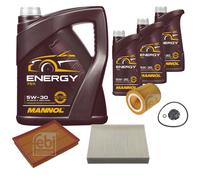 FEBI BILSTEIN Controllo Set 8L MANNOL Energy 5W-30 Per BMW 3 Serie F30 F80