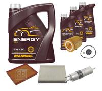 FEBI BILSTEIN Controllo Set 8L MANNOL Energy 5W-30 Per BMW 3 Serie F30 F80