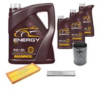 FEBI BILSTEIN Controllo Set 8L MANNOL Energy 5W-30 Per Jaguar X-Type CF1