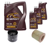 FEBI BILSTEIN Controllo Set 8L MANNOL Energy 5W-30 per Nissan Cabstar 35.13