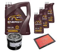 FEBI BILSTEIN Controllo Set 8L MANNOL Energy 5W-30 Per Nissan Micra IV K13