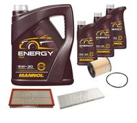 FEBI BILSTEIN Controllo Set 8L MANNOL Energy 5W-30 Per Opel Vectra B J96