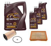 FEBI BILSTEIN Controllo Set 8L MANNOL Energy 5W-30 Per Opel Vectra C Caravan