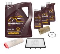 FEBI BILSTEIN Controllo Set 8L MANNOL Energy 5W-30 Per Rover 75 RJ 2.0 CDT