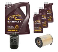 FEBI BILSTEIN Controllo Set 8L MANNOL Energy 5W-30 Per Seat Altea XL 5P5