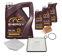 FEBI BILSTEIN Controllo Set 8L MANNOL Energy 5W-30 per Toyota RAV 4 III 2.2