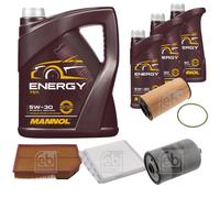 FEBI BILSTEIN Controllo Set 8L MANNOL Energy 5W-30 per Volvo XC90 I D5 AWD