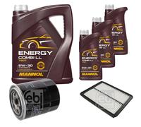 FEBI BILSTEIN Controllo Set 8L MANNOL Energy Combi LL 5W-30 Per KIA Sorento